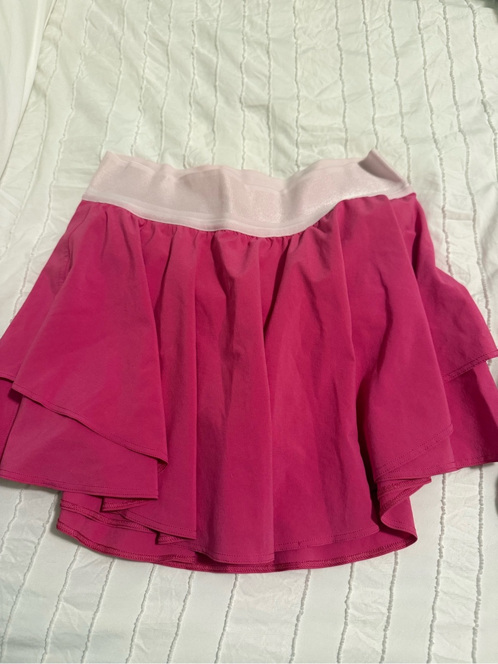 Lululemon Pink Tiered Tennis Skirt